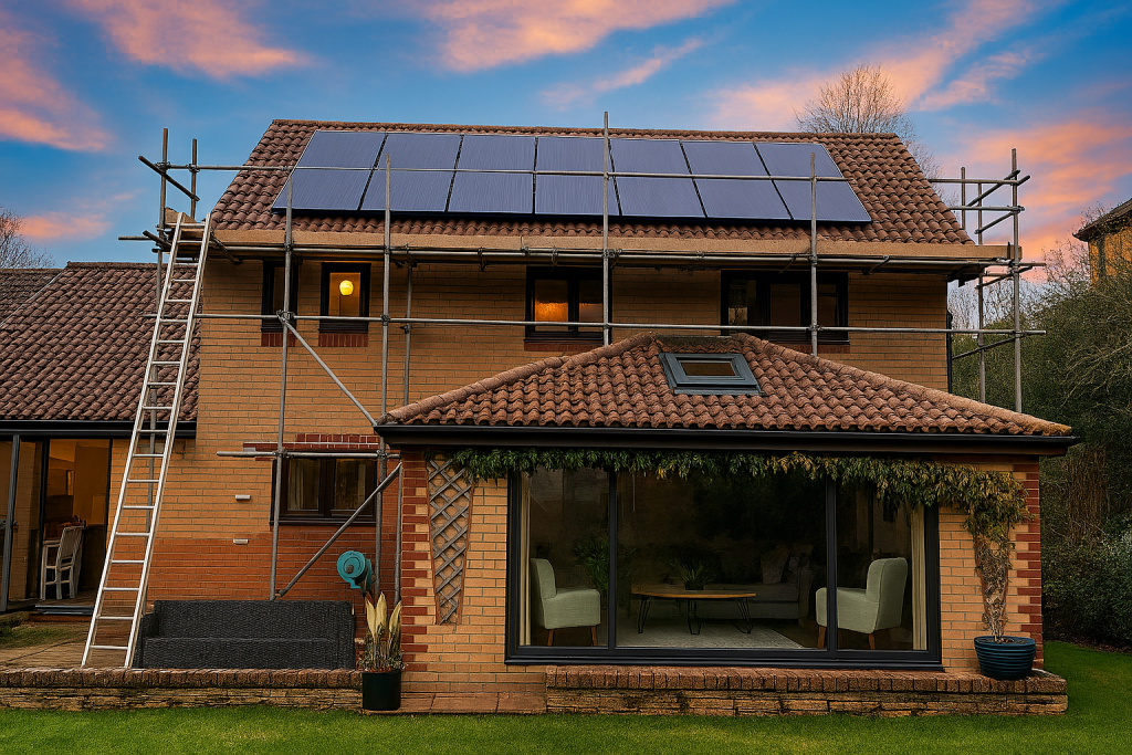 Example of a Limegreen Solar PV job